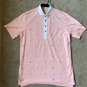 Greyson Polo - Pink w/ White Collar